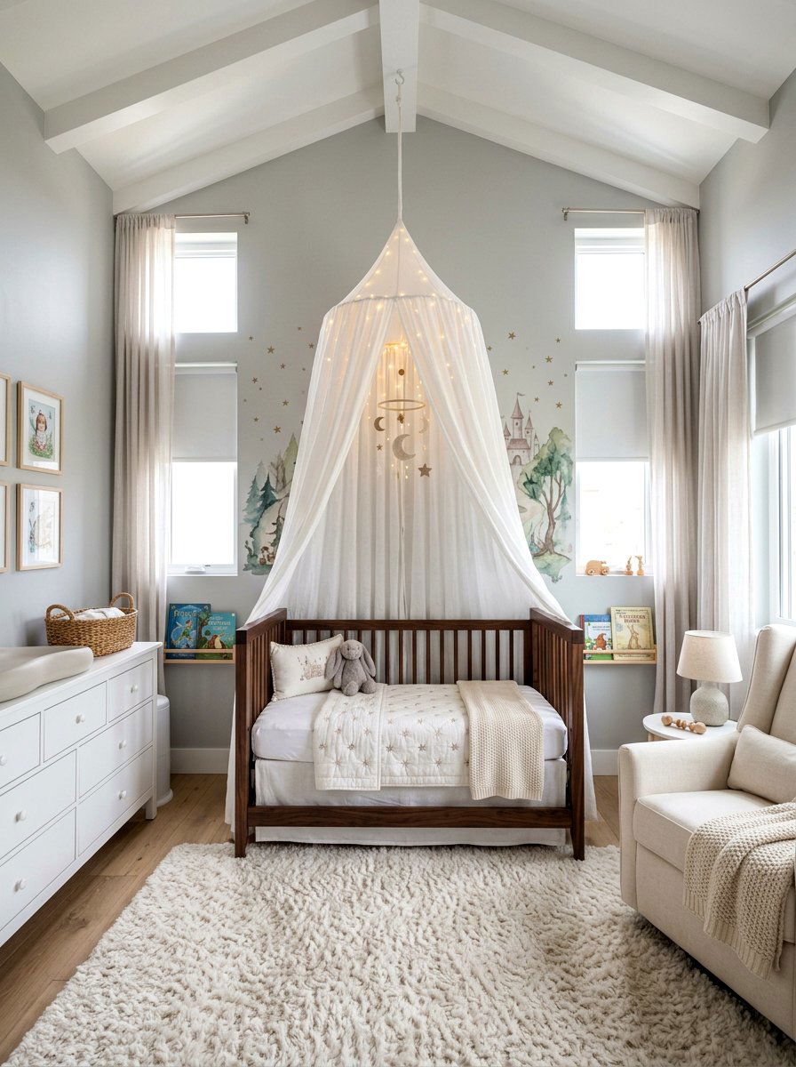 Nursery Canopy Crib Decor - 30 English nursery decor ideas