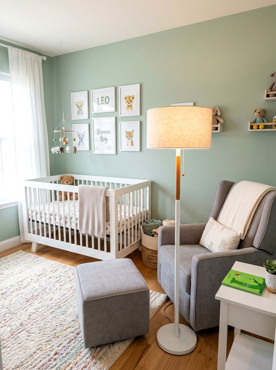 Nursery Corner Floor Lamp - 30 lamp styling ideas
