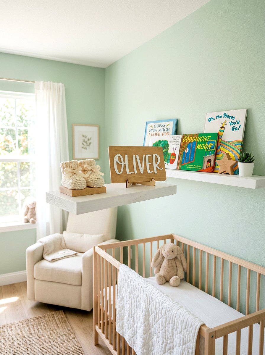 Nursery Floating Shelf - 30 shelf styling for Instagram ideas