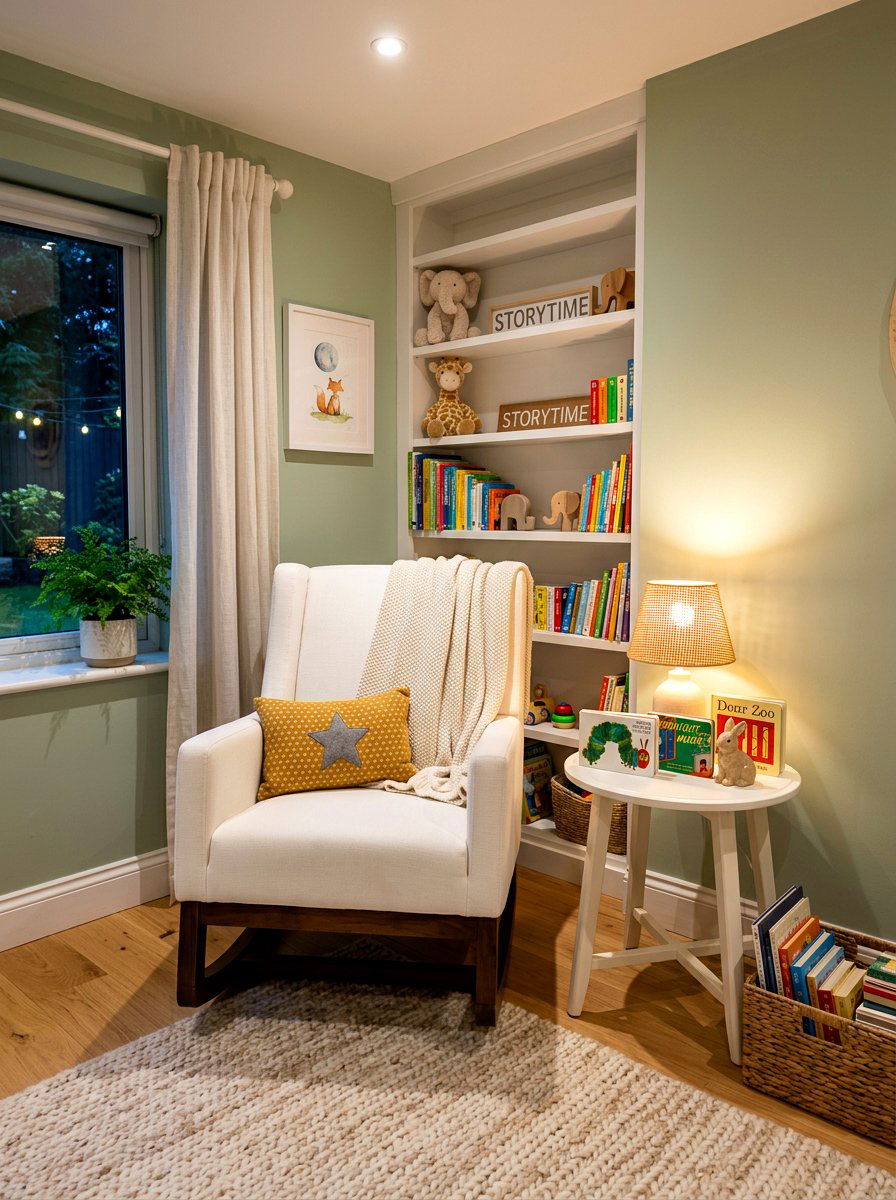 Nursery Reading Corner - 30 kids reading nook ideas