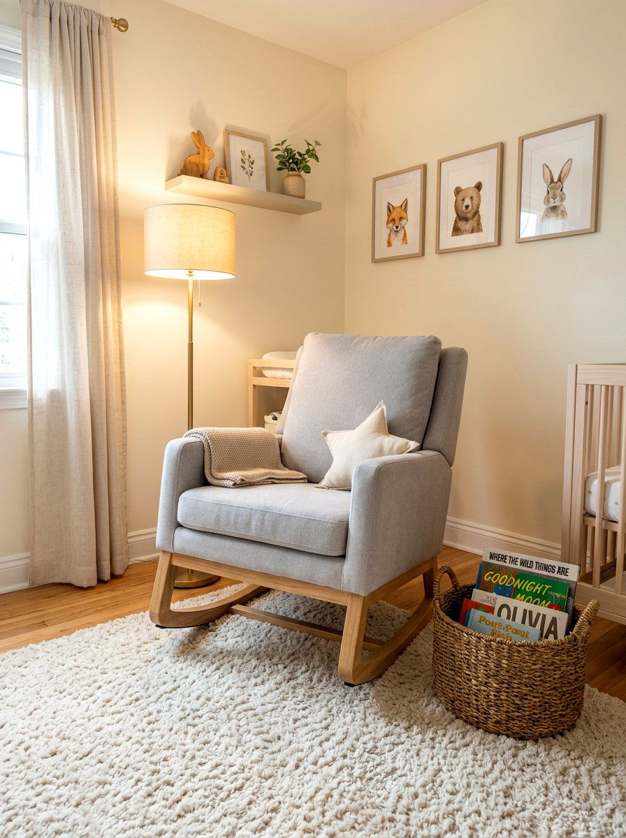 Nursery Rocking Chair Corner - 30 quiet corner decor ideas