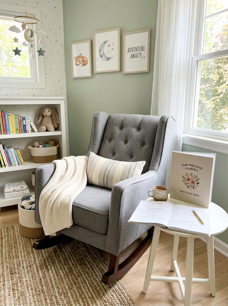 Nursery Rocking Chair Corner - 30 journaling nook ideas