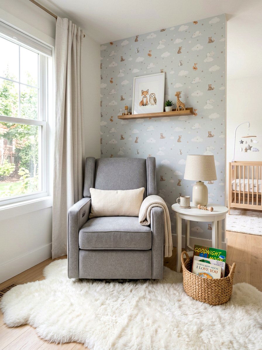 Nursery Rocking Chair Nook - 30 reading corner ideas