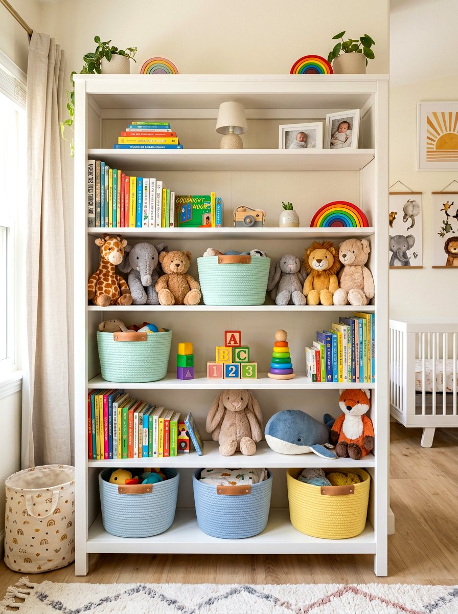 Nursery Shelf Filler - 30 shelf filler ideas