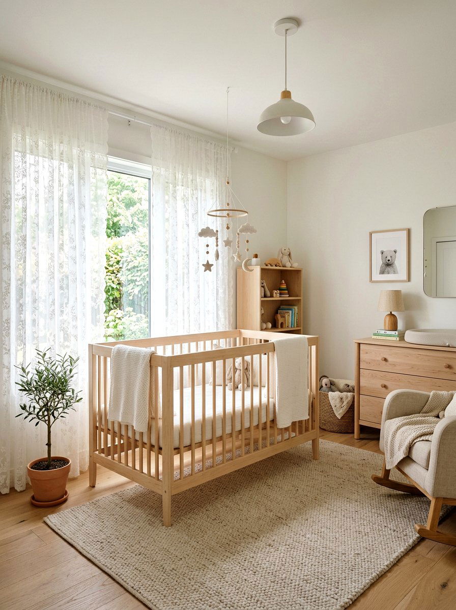 Nursery Soft Lace Curtain - 30 lace curtain ideas