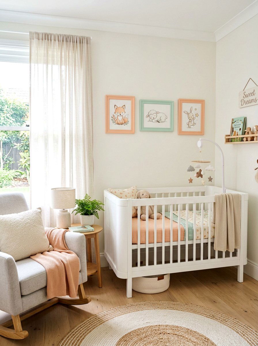 Nursery Soft Pastel Gallery - 30 mini salon wall apartment ideas