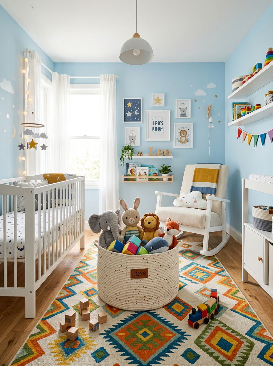 Nursery Toy Organization Basket - 30 woven basket decor ideas