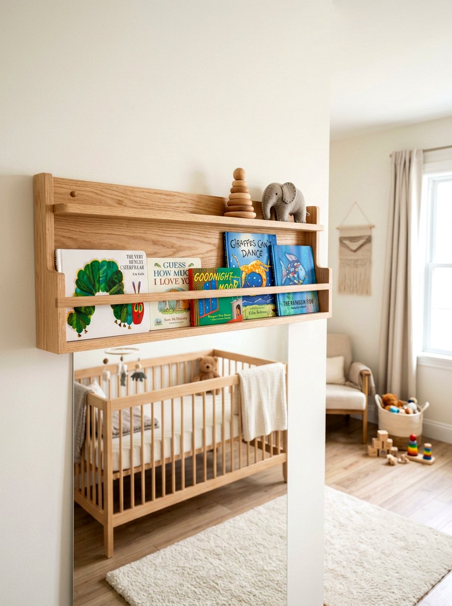 Nursery book shelf - 30 minimalist shelf styling ideas