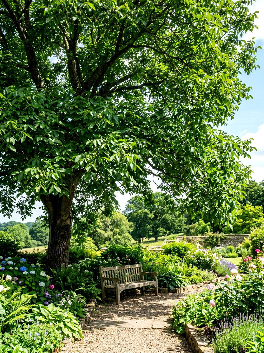 Nut Tree Canopy - 30 orchard backyard ideas