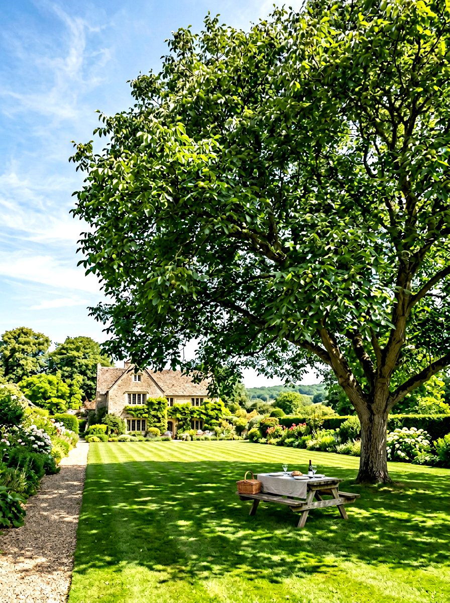 Nut Tree Canopy - 30 edible backyard landscaping ideas