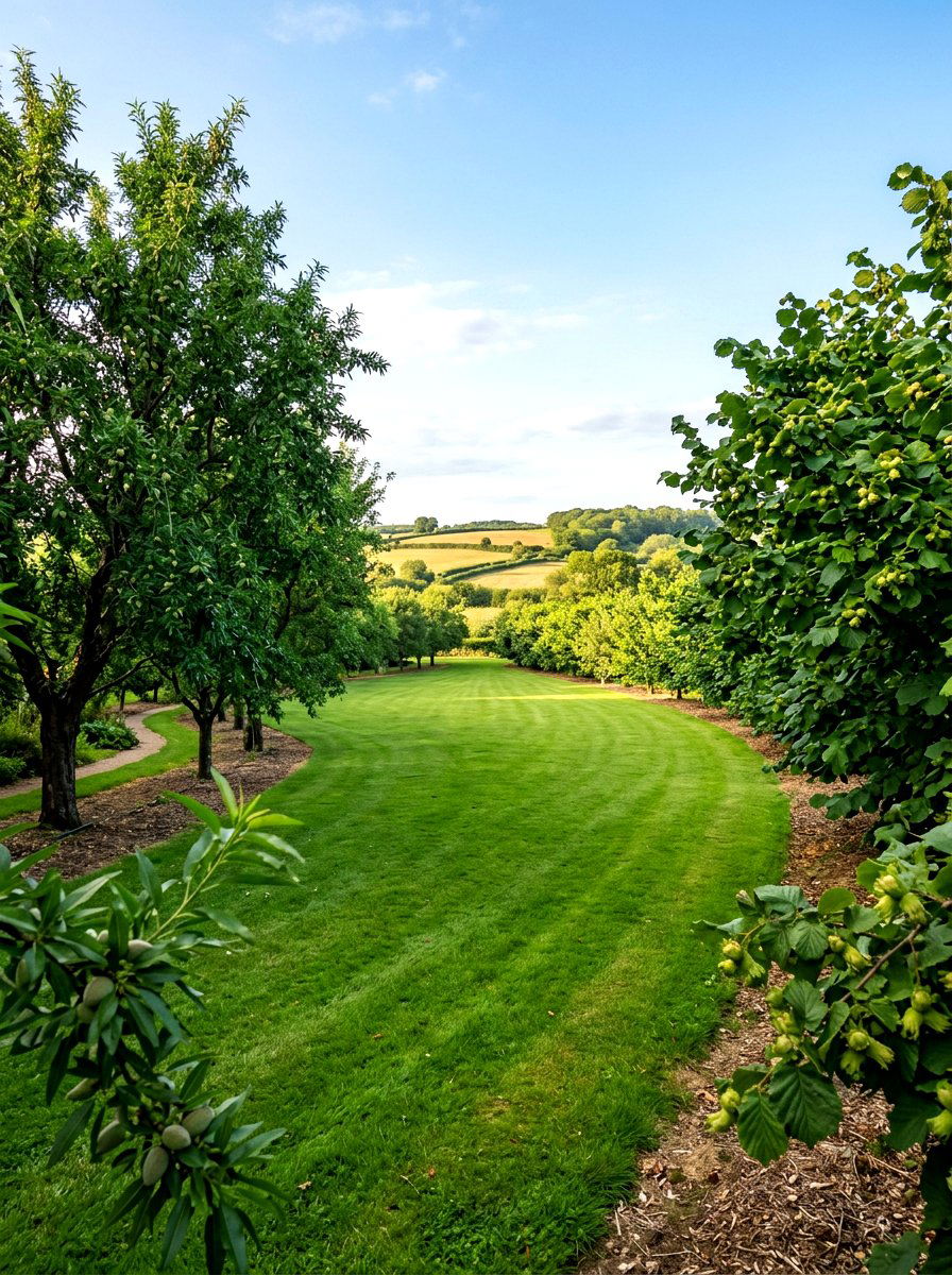 Nut Tree Perimeter - 30 backyard orchard ideas