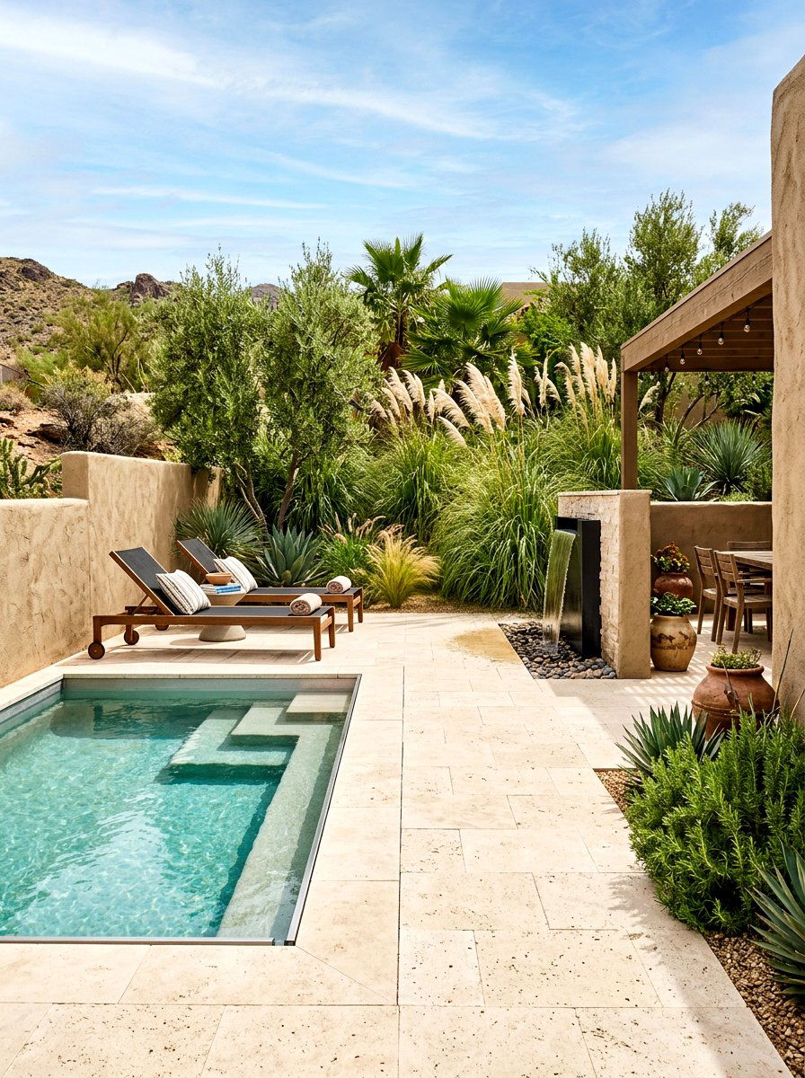 Oasis Sand Toned Patio - 30 sand toned patio ideas