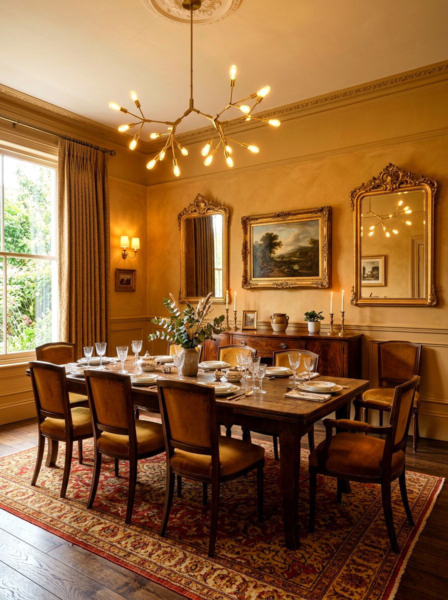 Ochre Dining Room - 30 saturated dining room ideas