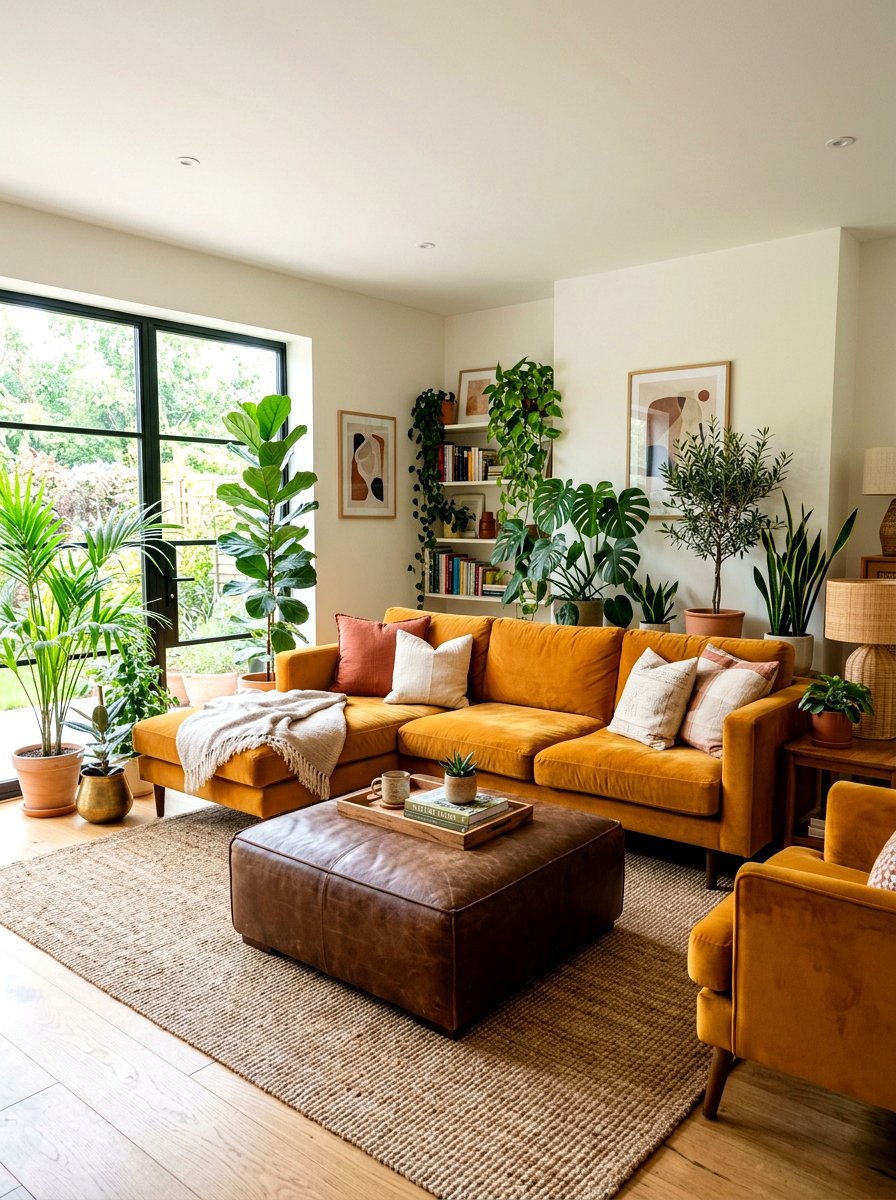 Ochre Lounge - 30 desert color decor ideas