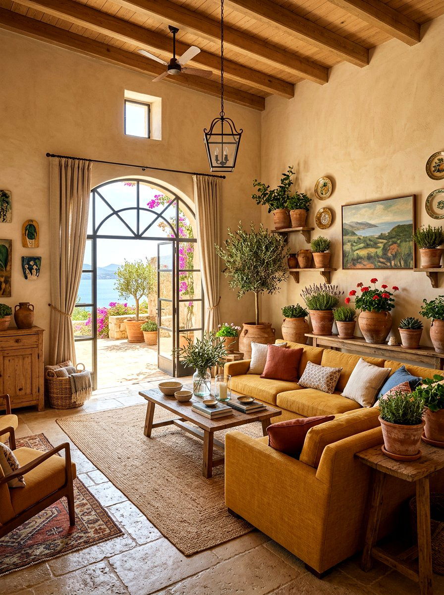30 Ochre Living Room Ideas to Warm Up Your Space Beautifully