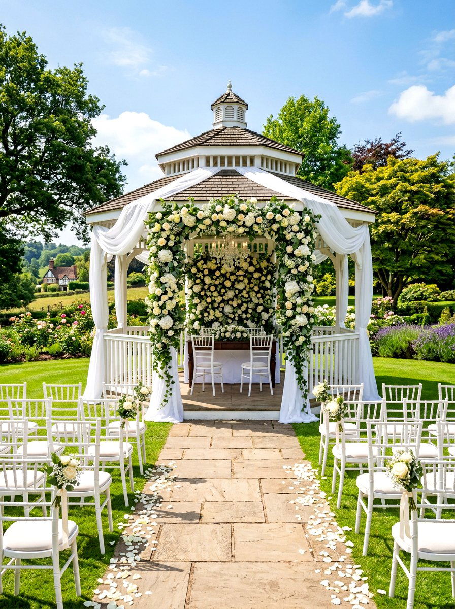 Octagon Gazebo For Weddings - 30 octagon gazebo ideas