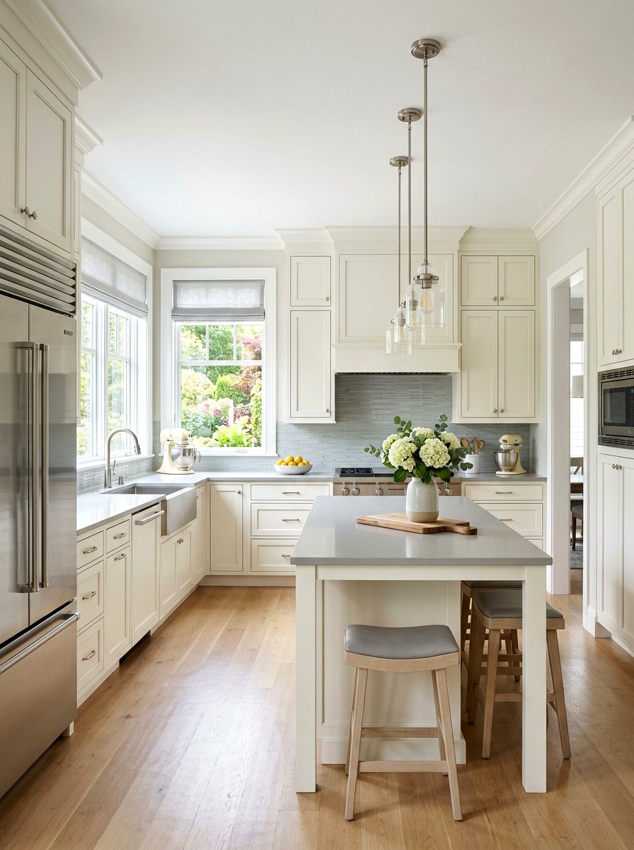 Off White Cream Kitchen - 30 cream kitchen cabinet ideas