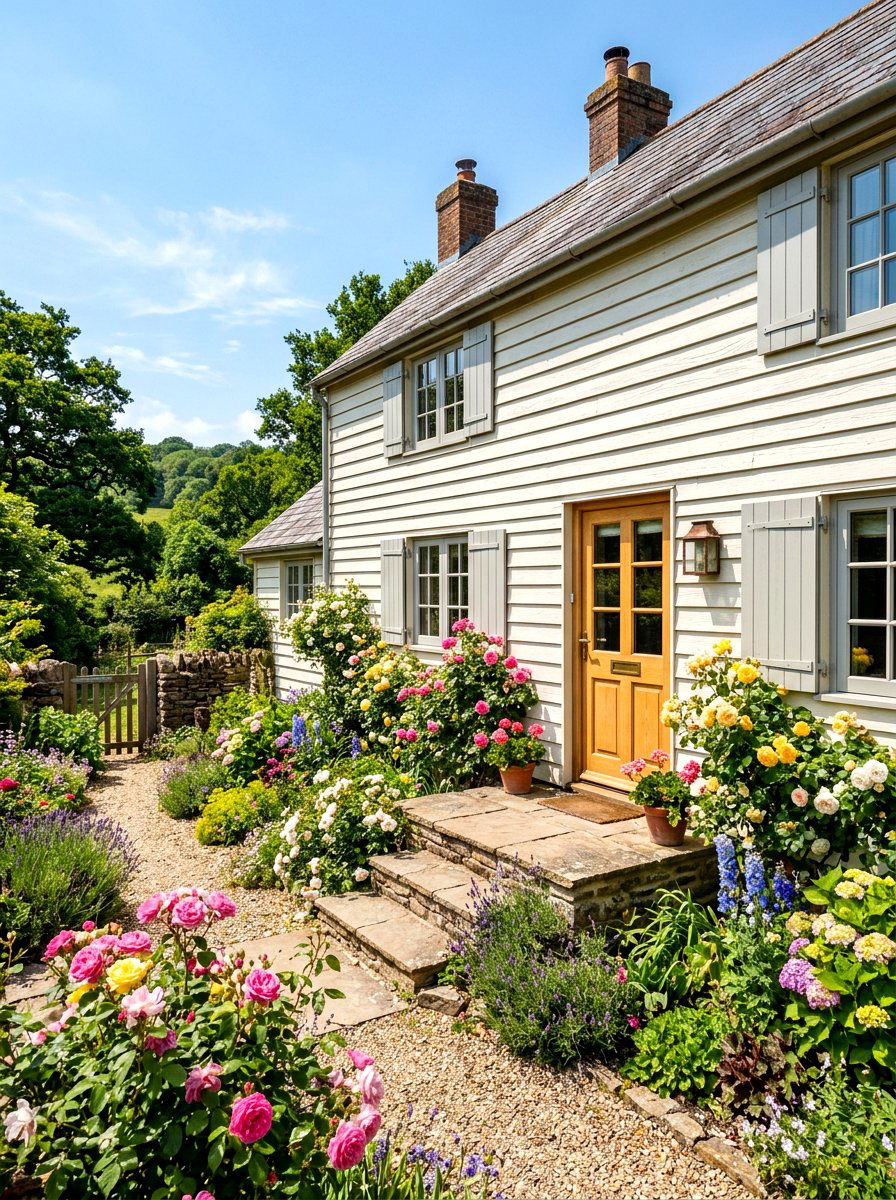 Off White House Siding - 30 exterior paint color ideas