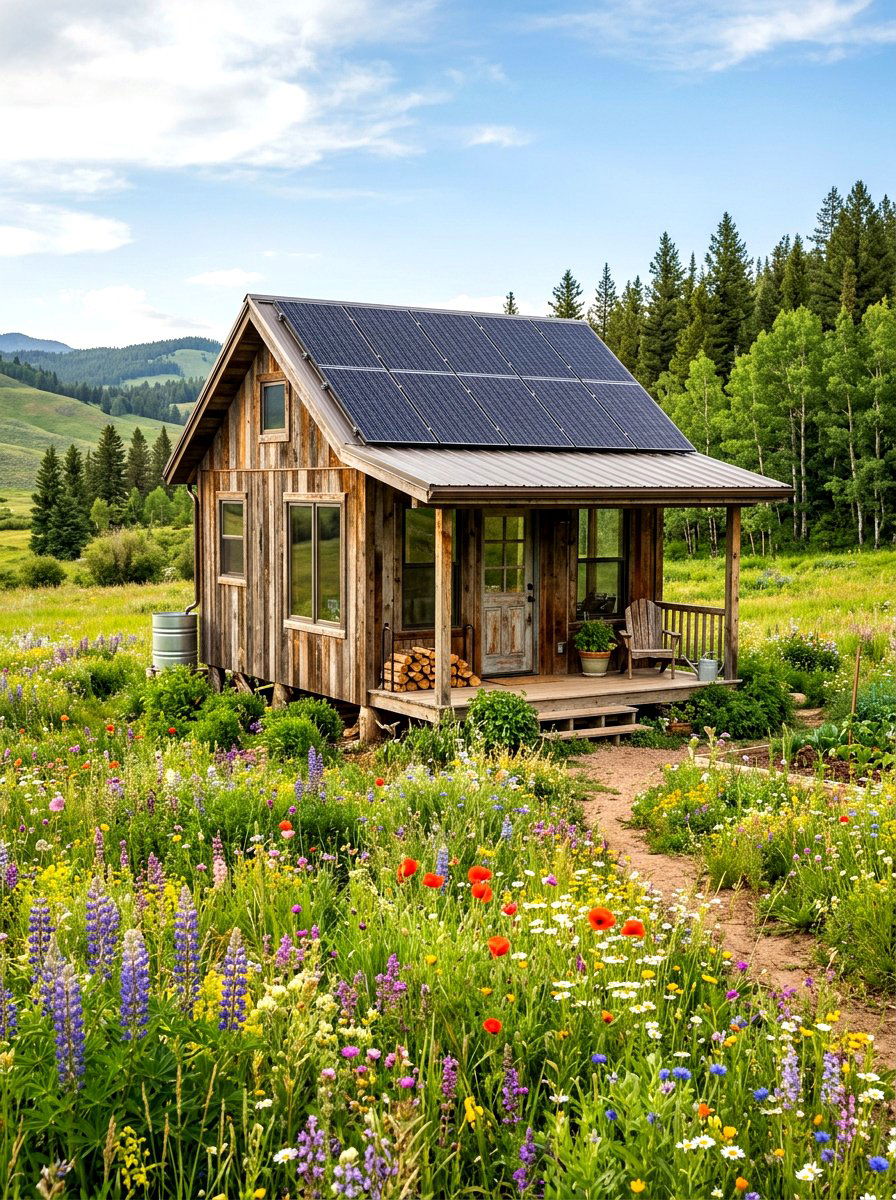 Off grid tiny cabin - 30 cabin exterior ideas
