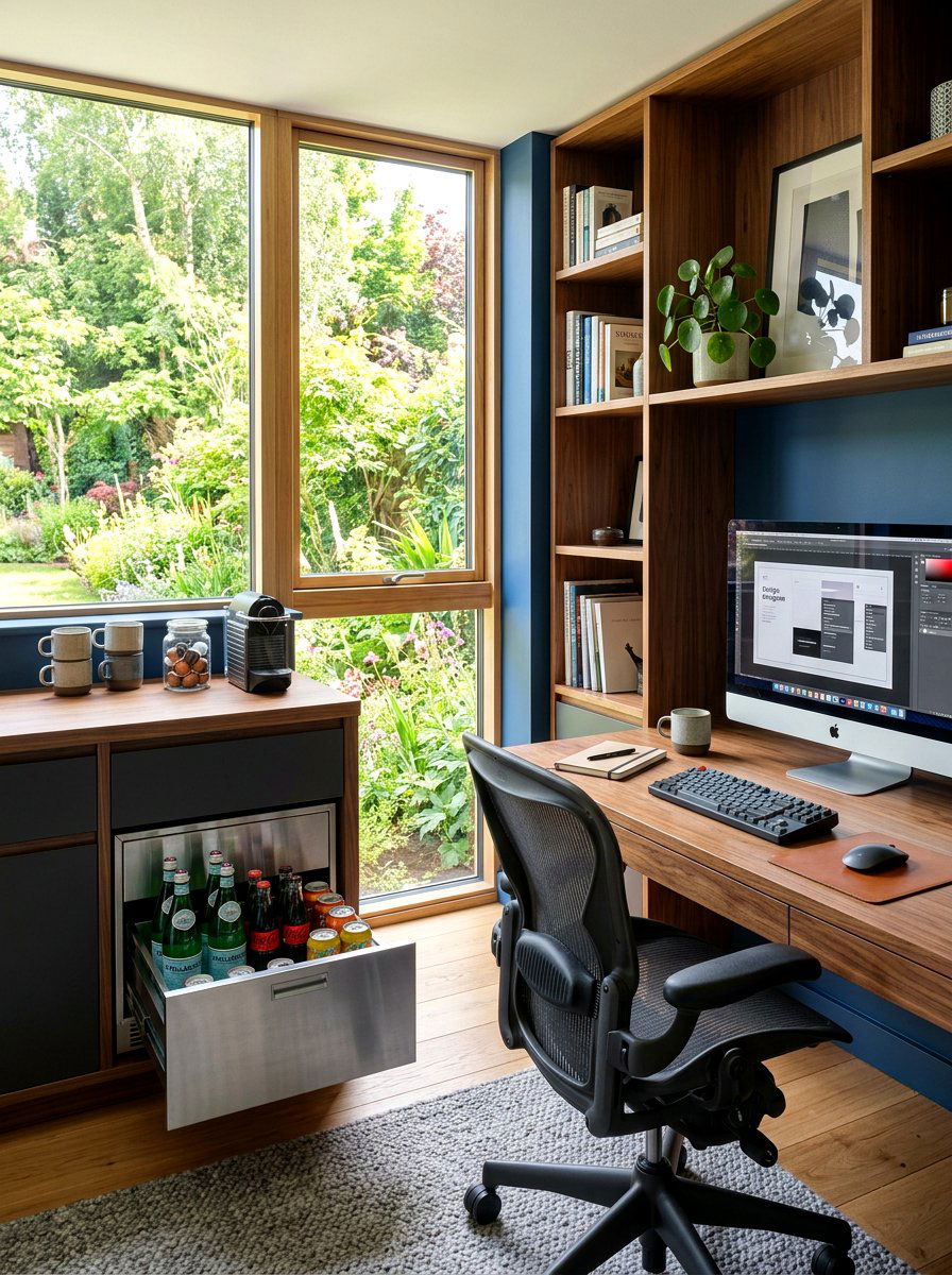 Office Breakroom Drink Station - 30 beverage drawer ideas