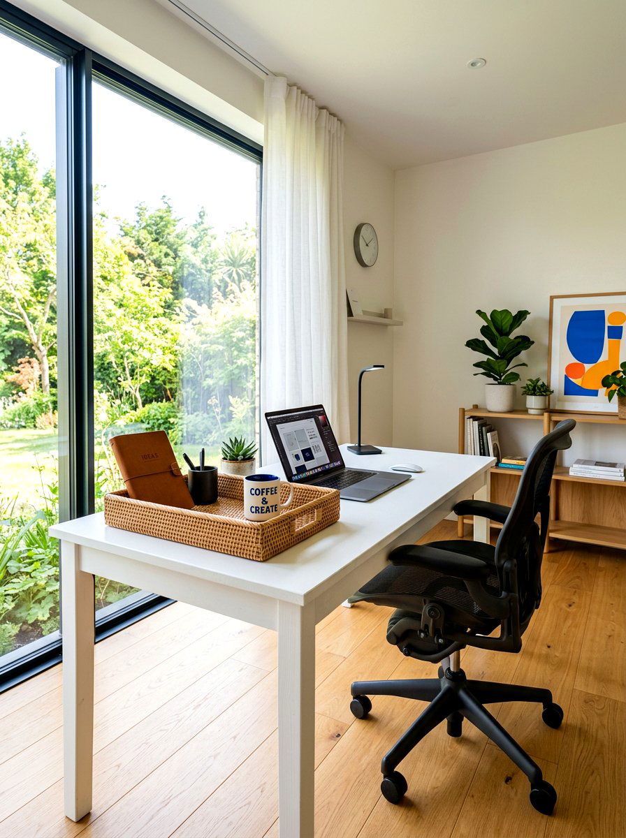 Office Desk Basket - 30 basket storage ideas