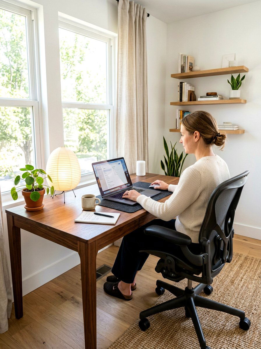 Office Desk Glow - 30 paper lantern lighting ideas