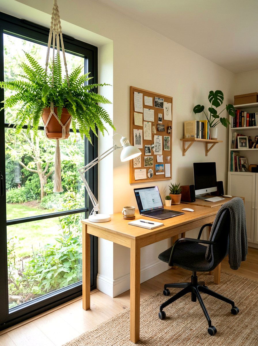 Office Hanging Fern - 30 hanging fern indoor ideas