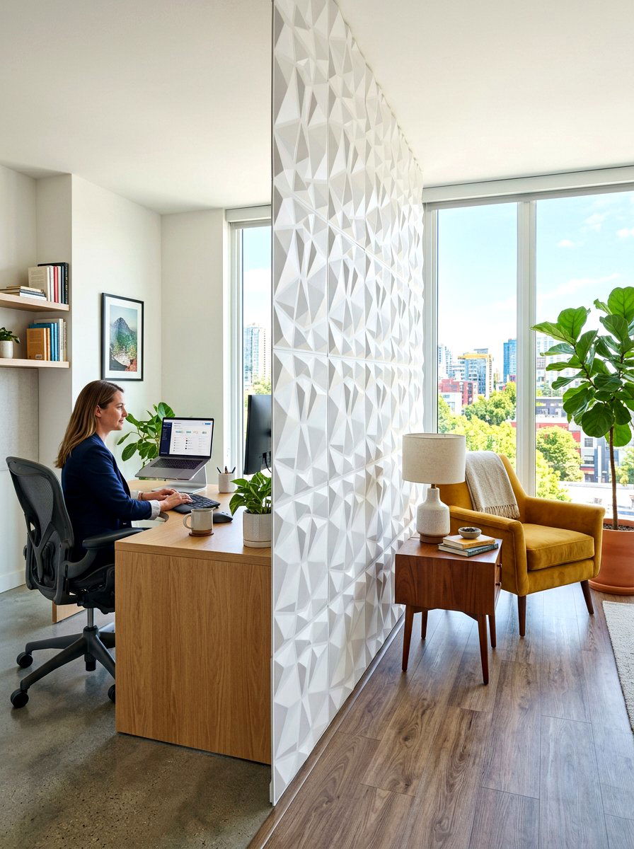 Office Wall Panel Divider - 30 partial wall room divider ideas