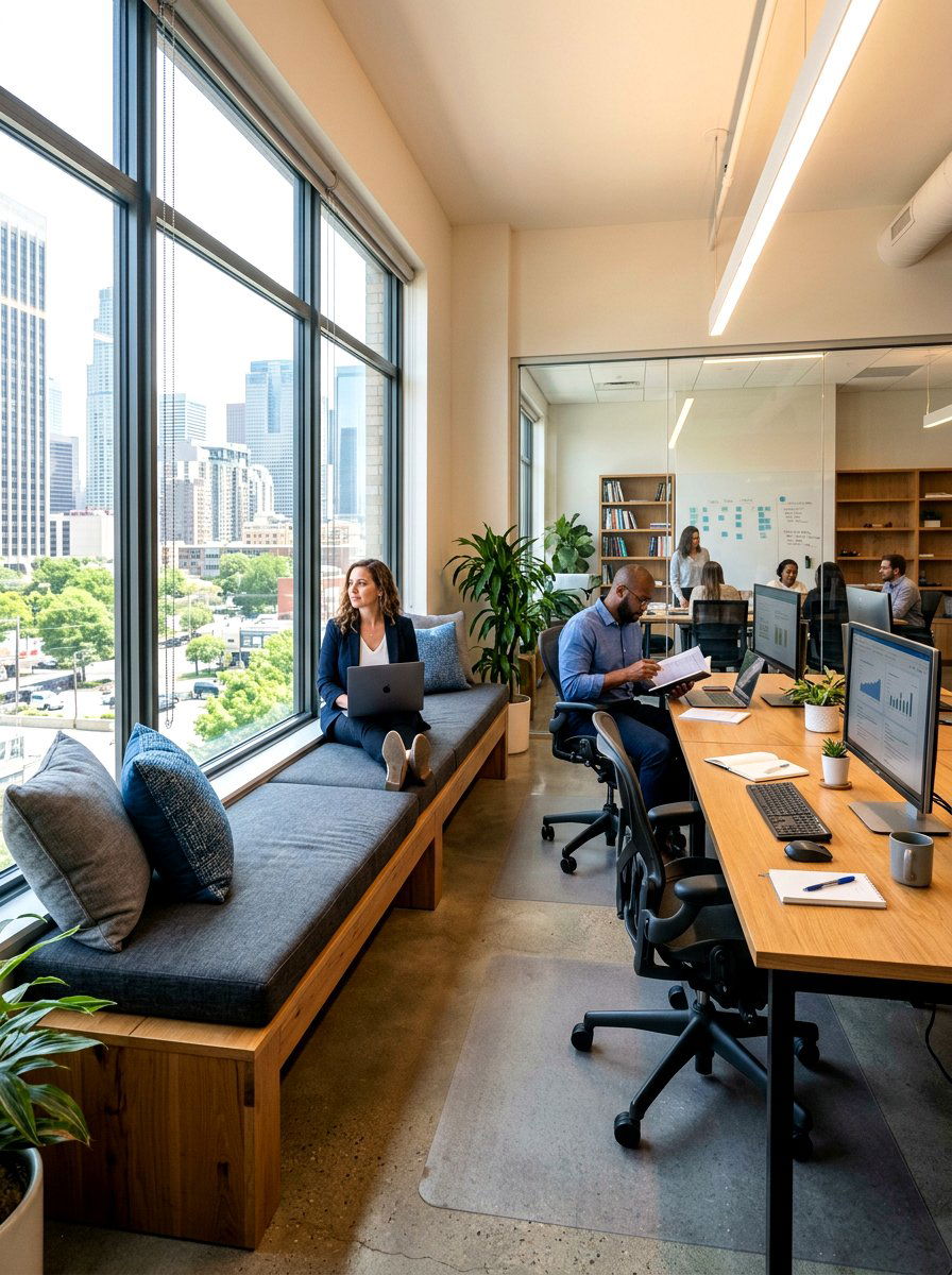 Office Window Seat For Two People - 30 office window seat ideas
