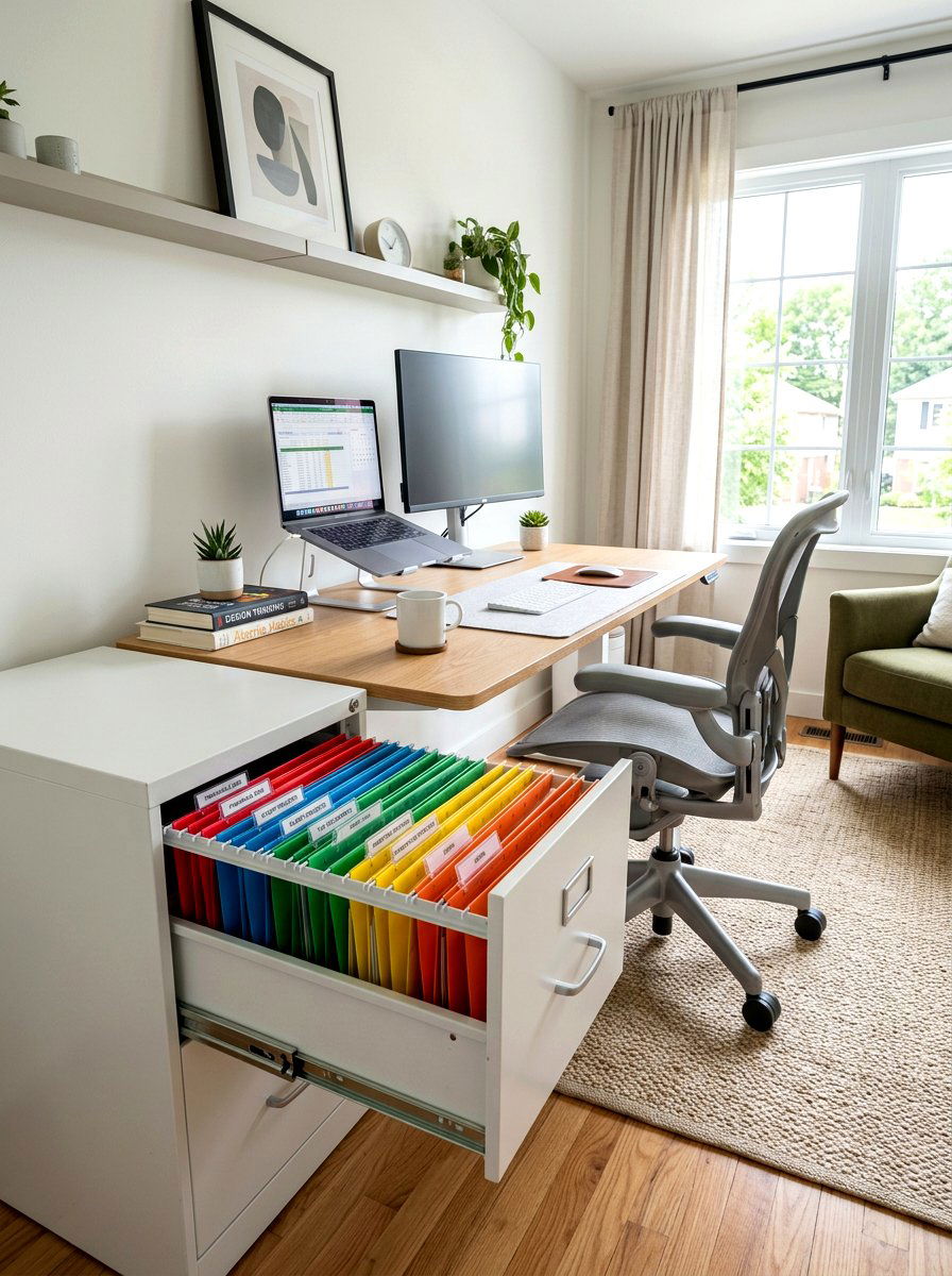 Office folder labels - 30 label organization ideas