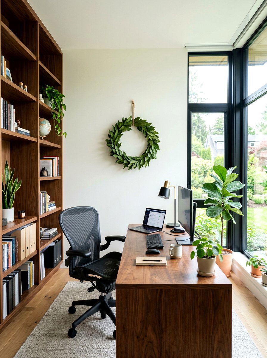 30 Wreath Wall Display Ideas to Brighten Every Room All Year