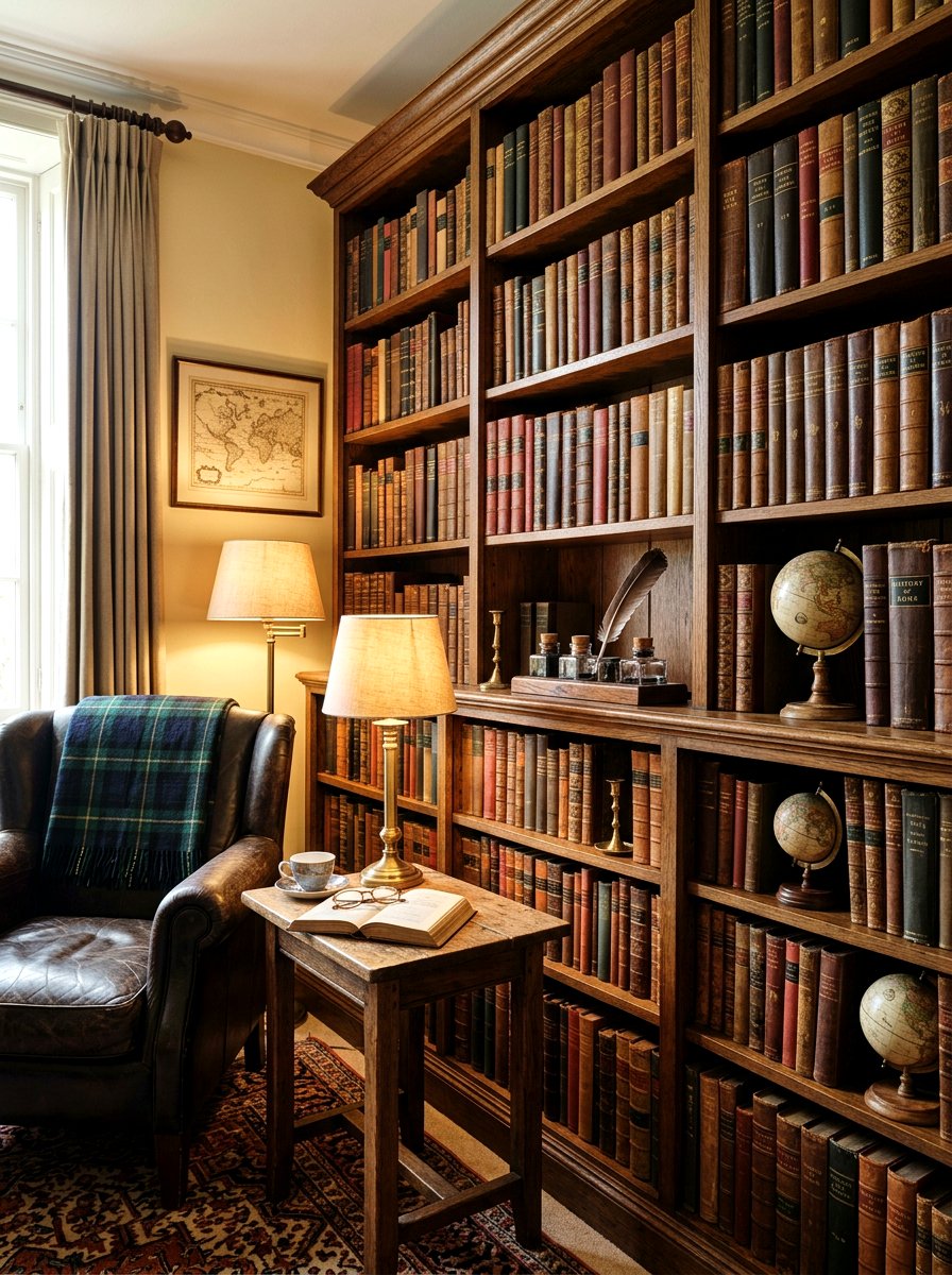 Old Book Shelf - 30 seasonal shelf decor ideas