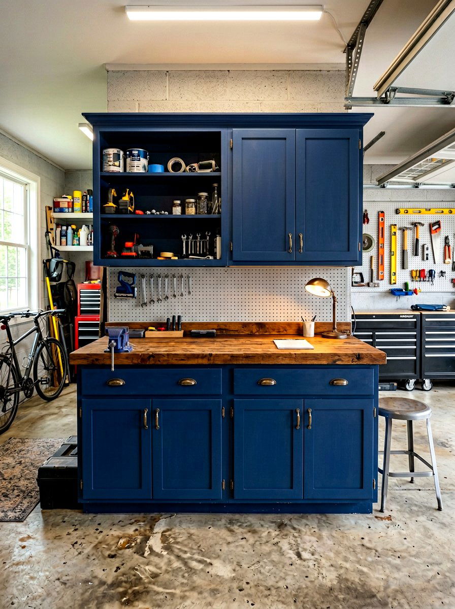 Old Kitchen Cabinet Conversion - 30 garage gardening station ideas