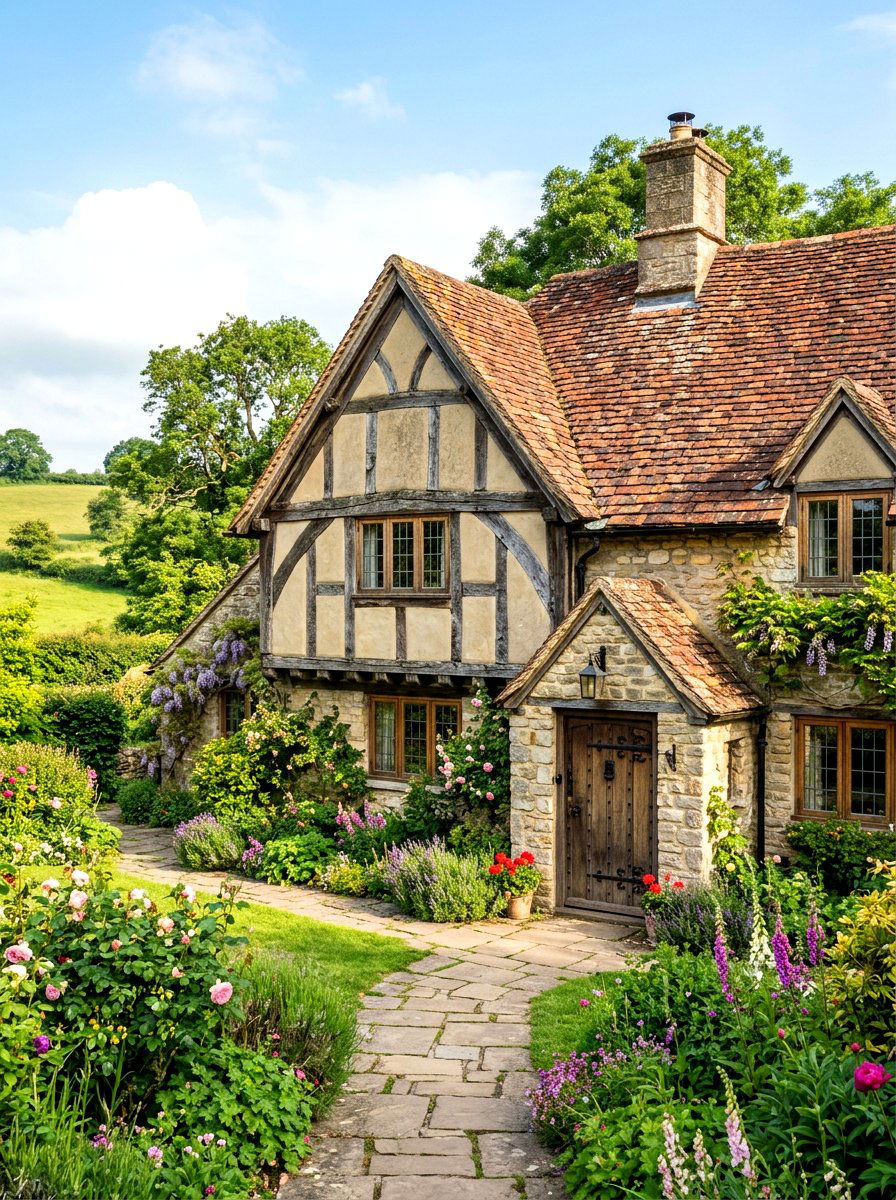 30 Storybook Cottage Exterior Ideas for Breathtaking Curb Appeal