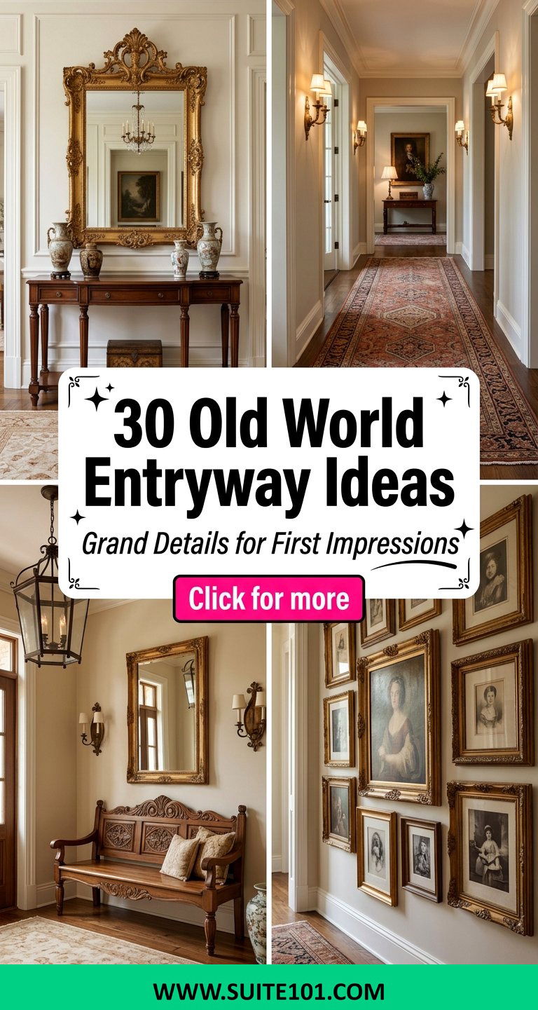 Old World Entryway Ideas 30 Grand Details for First Impressions - Old World Entryway Ideas: 30 Grand Details for First Impressions