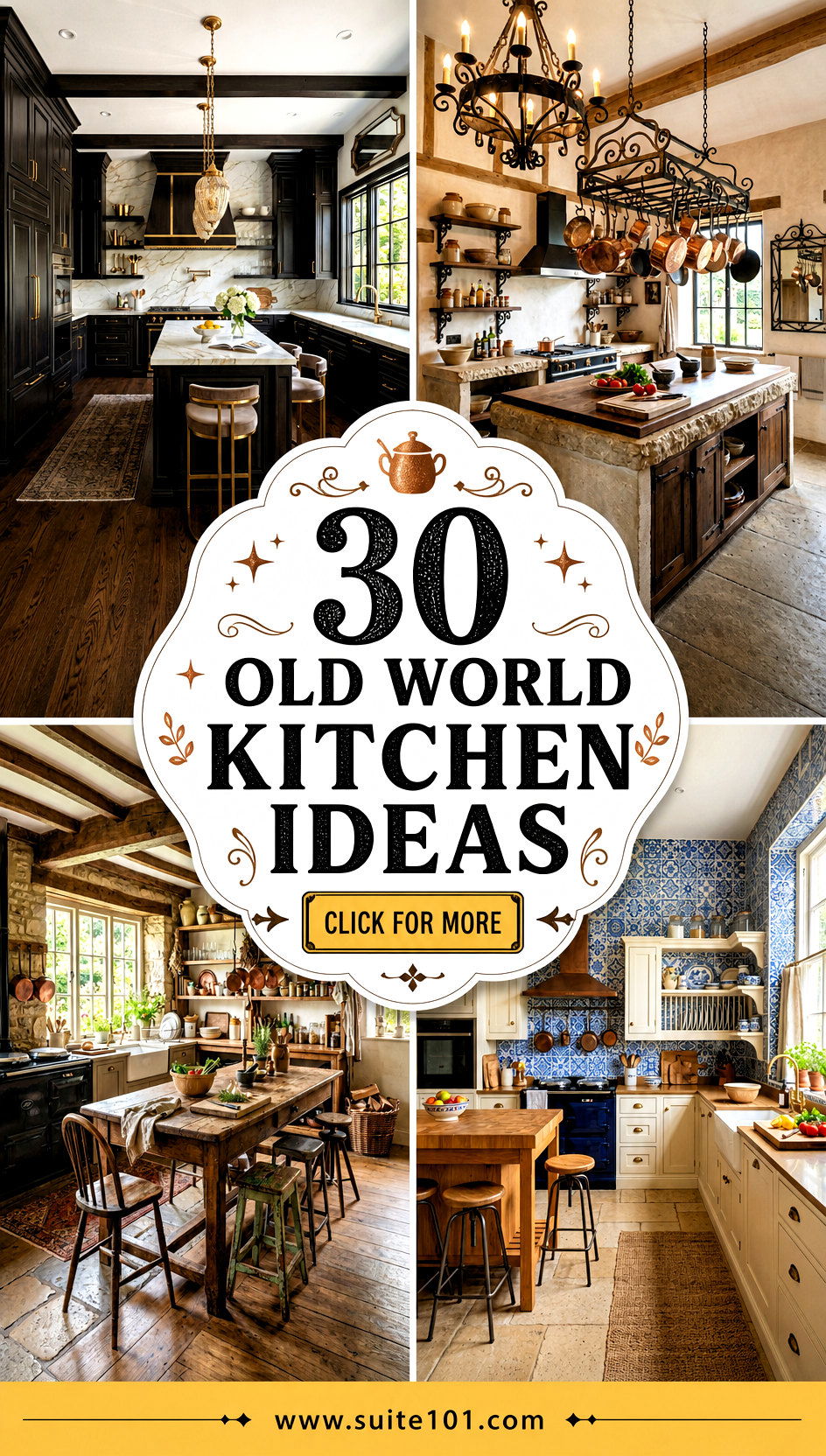 Old World Kitchen Ideas 30 Rustic Refined Design Touches - Old World Kitchen Ideas: 30 Rustic, Refined Design Touches