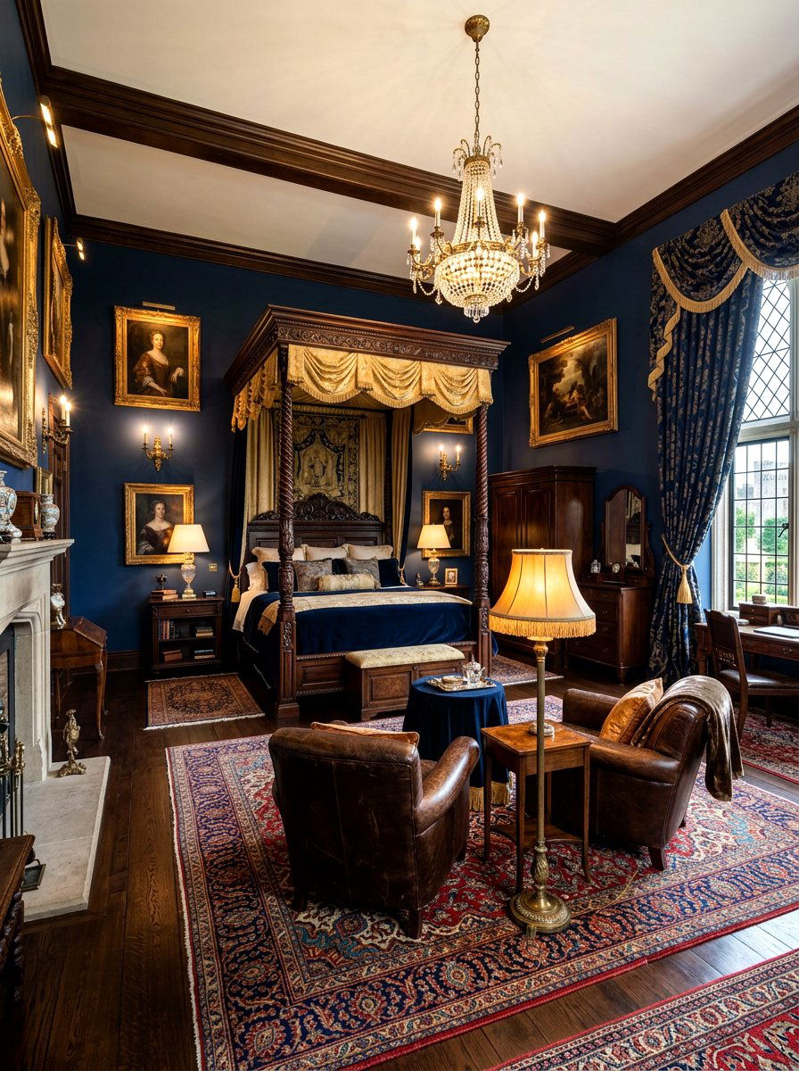 Old World Master Bedroom - 30 dark academia room ideas