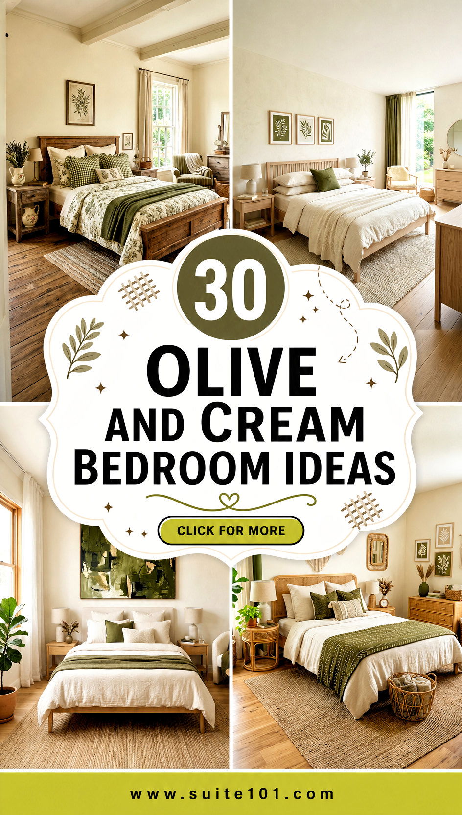 Olive And Cream Bedroom Ideas 30 Fresh Cozy Layering Looks - Olive And Cream Bedroom Ideas: 30 Fresh, Cozy Layering Looks