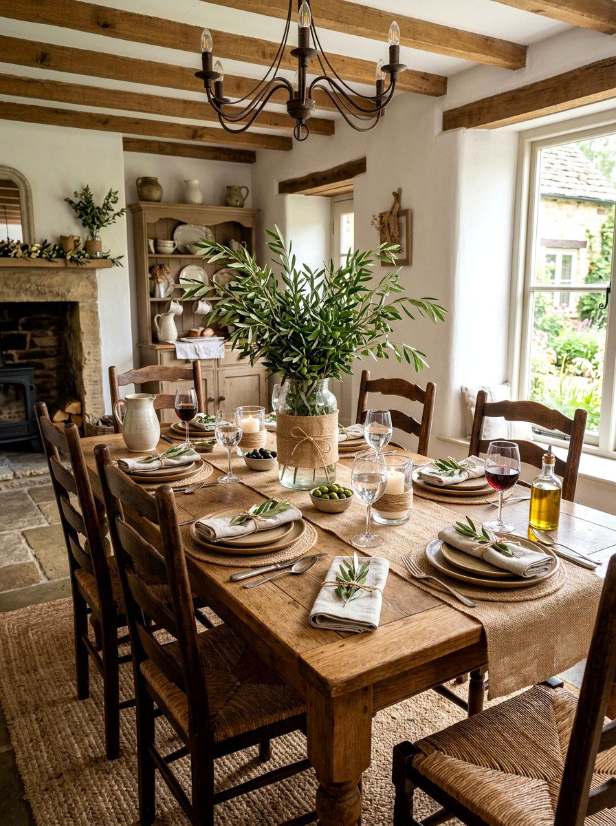Olive Branch And Burlap Decor - 30 olive branch centerpiece ideas