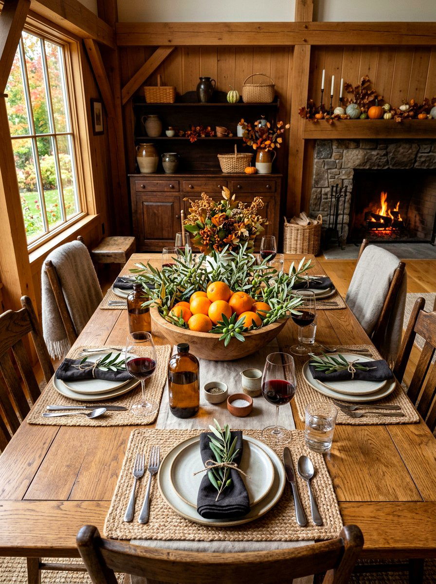 Olive Branch With Oranges - 30 olive branch centerpiece ideas