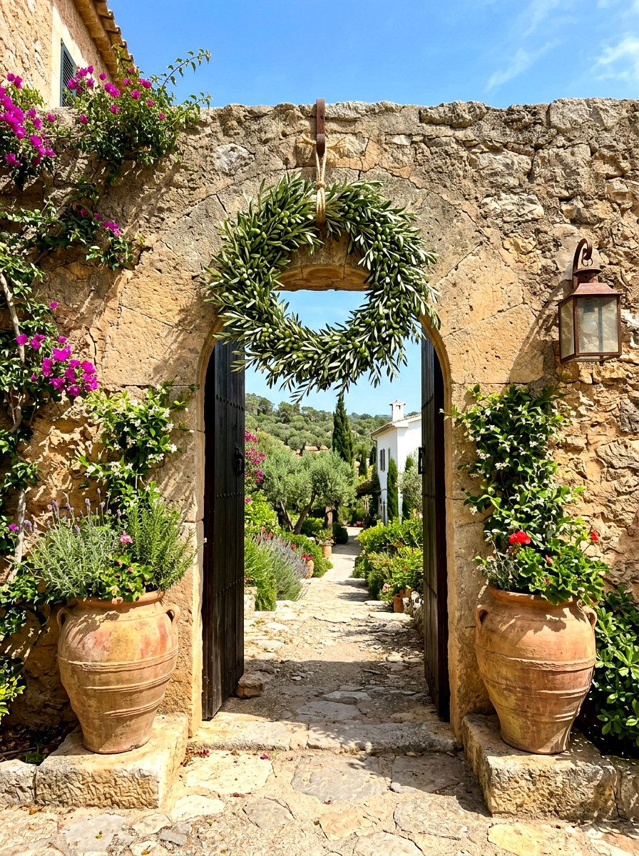 Olive Branch Wreath - 30 spring wreath ideas
