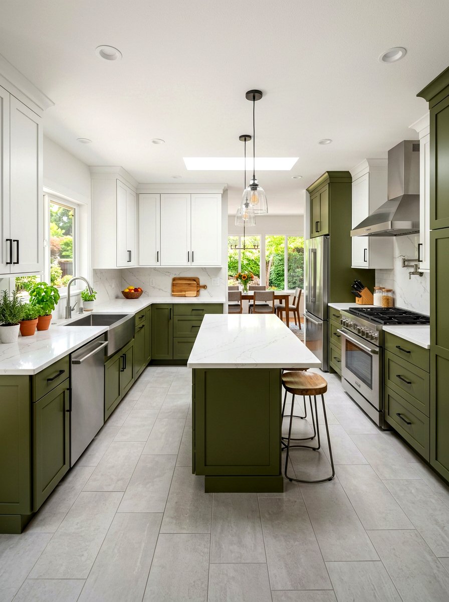 30 Olive Green Kitchen Aesthetic Ideas for a Warm, Modern Upgrade