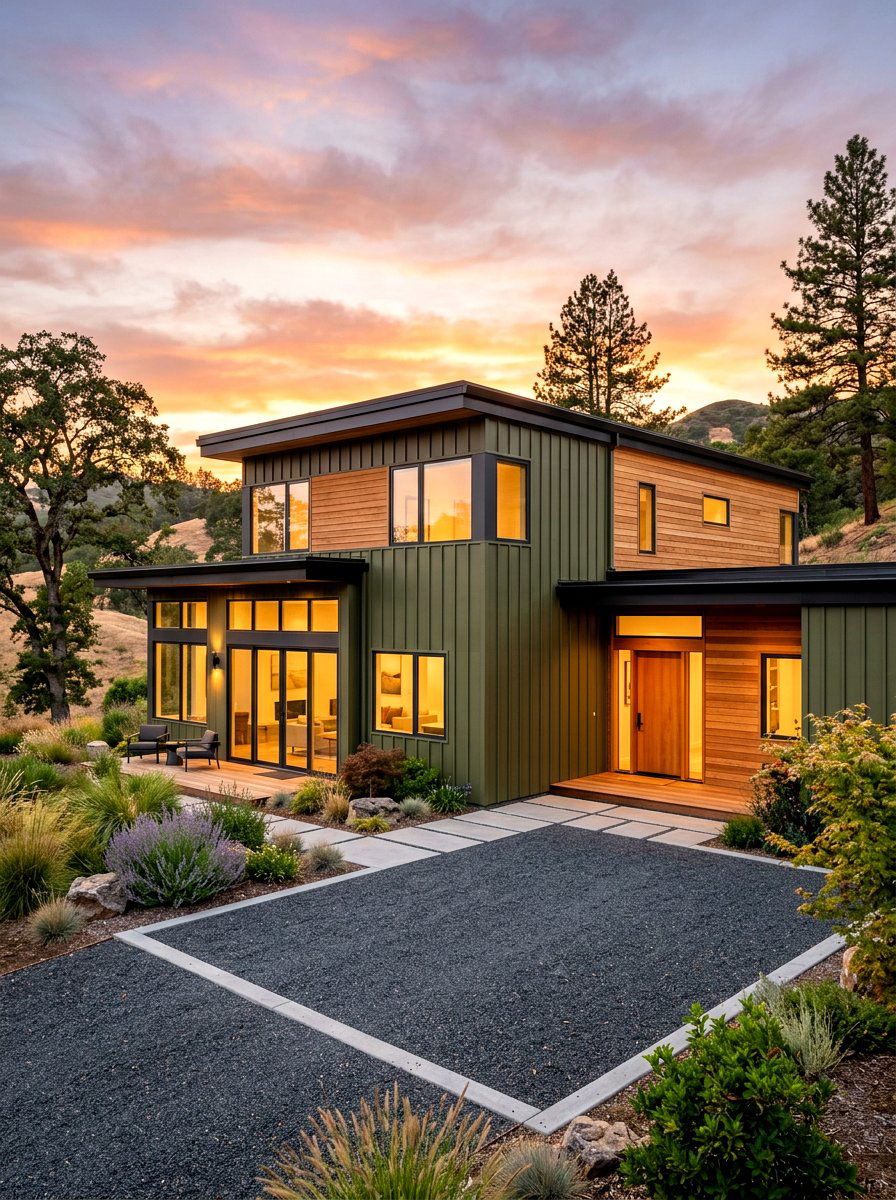 30 Olive Green Exterior Ideas to Boost Curb Appeal Instantly
