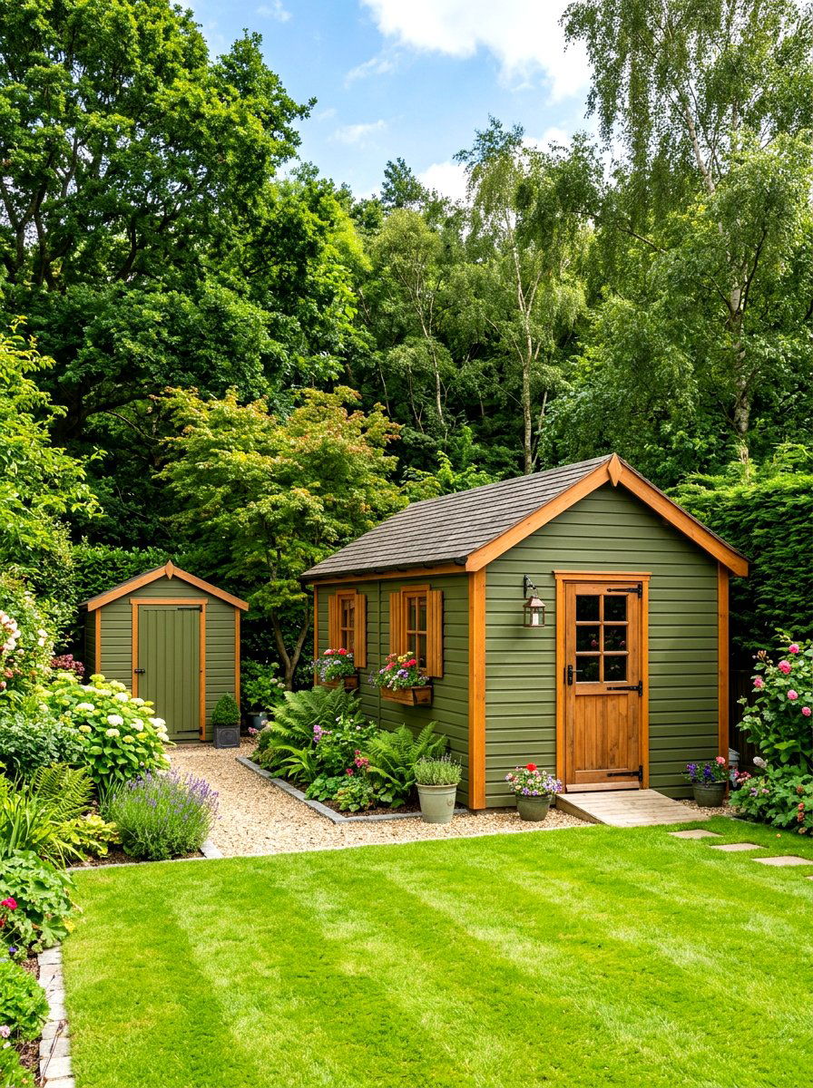 Olive Green Shed Exterior - 30 olive green exterior ideas