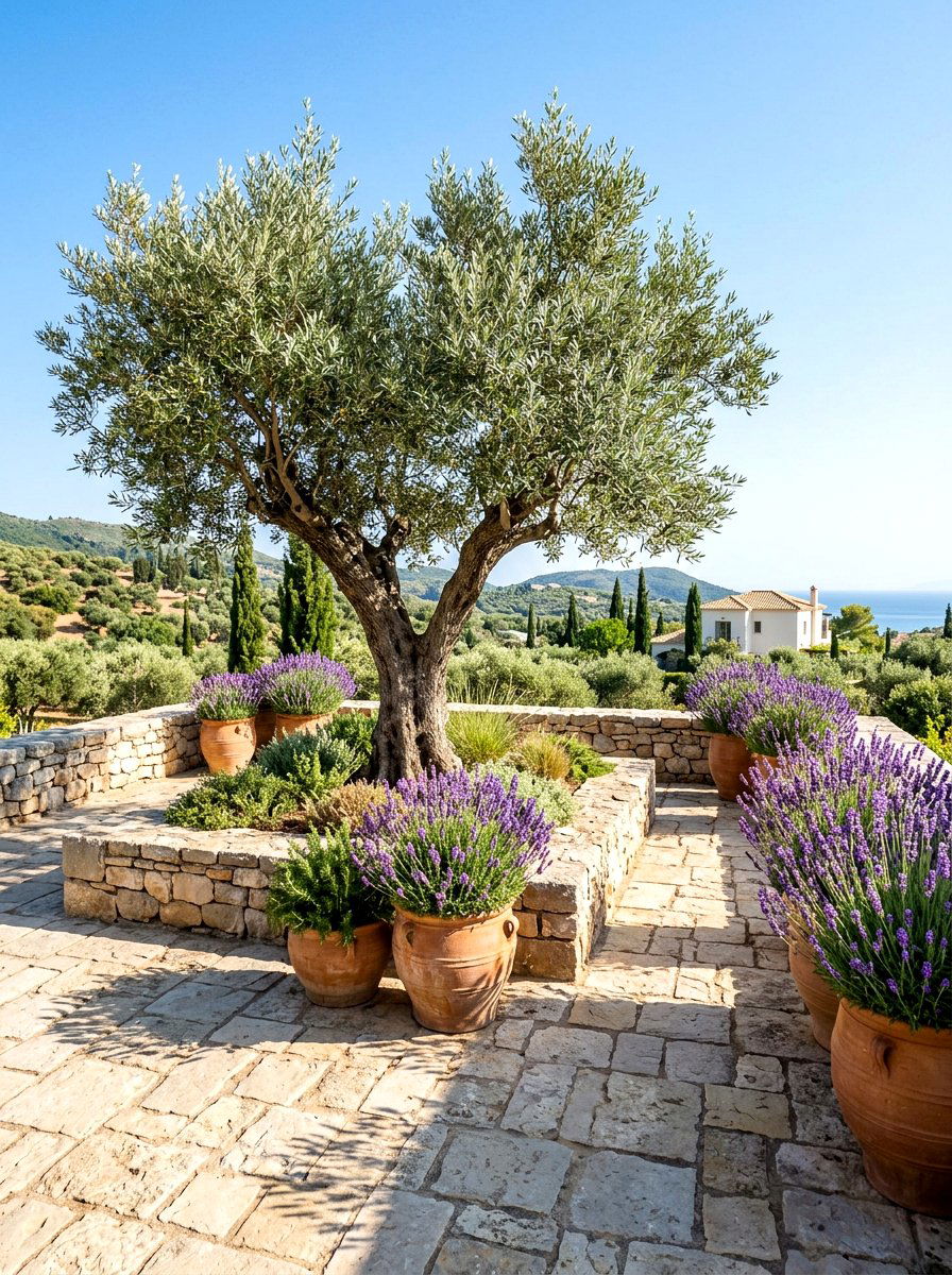 Olive Tree Landscape Design - 30 wine country patio ideas