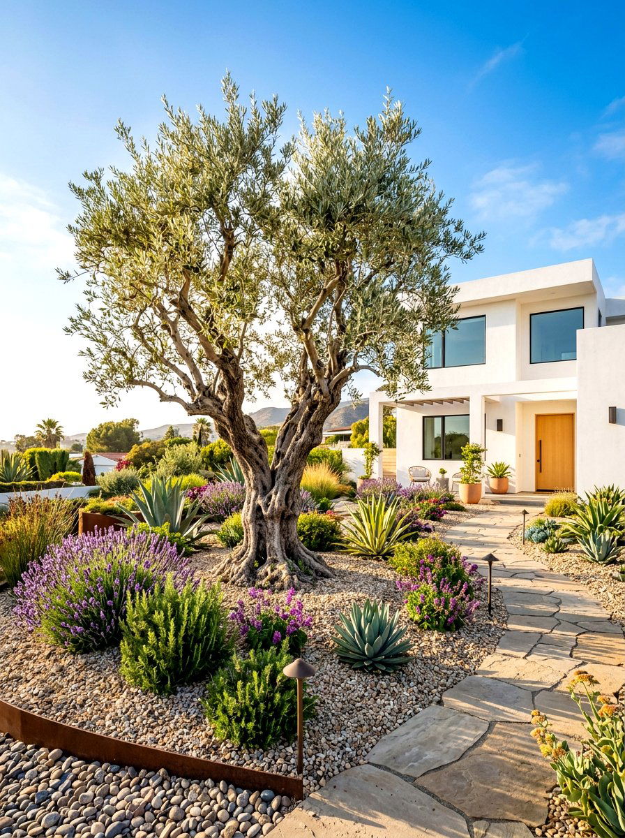 Olive Tree - 30 front yard tree ideas
