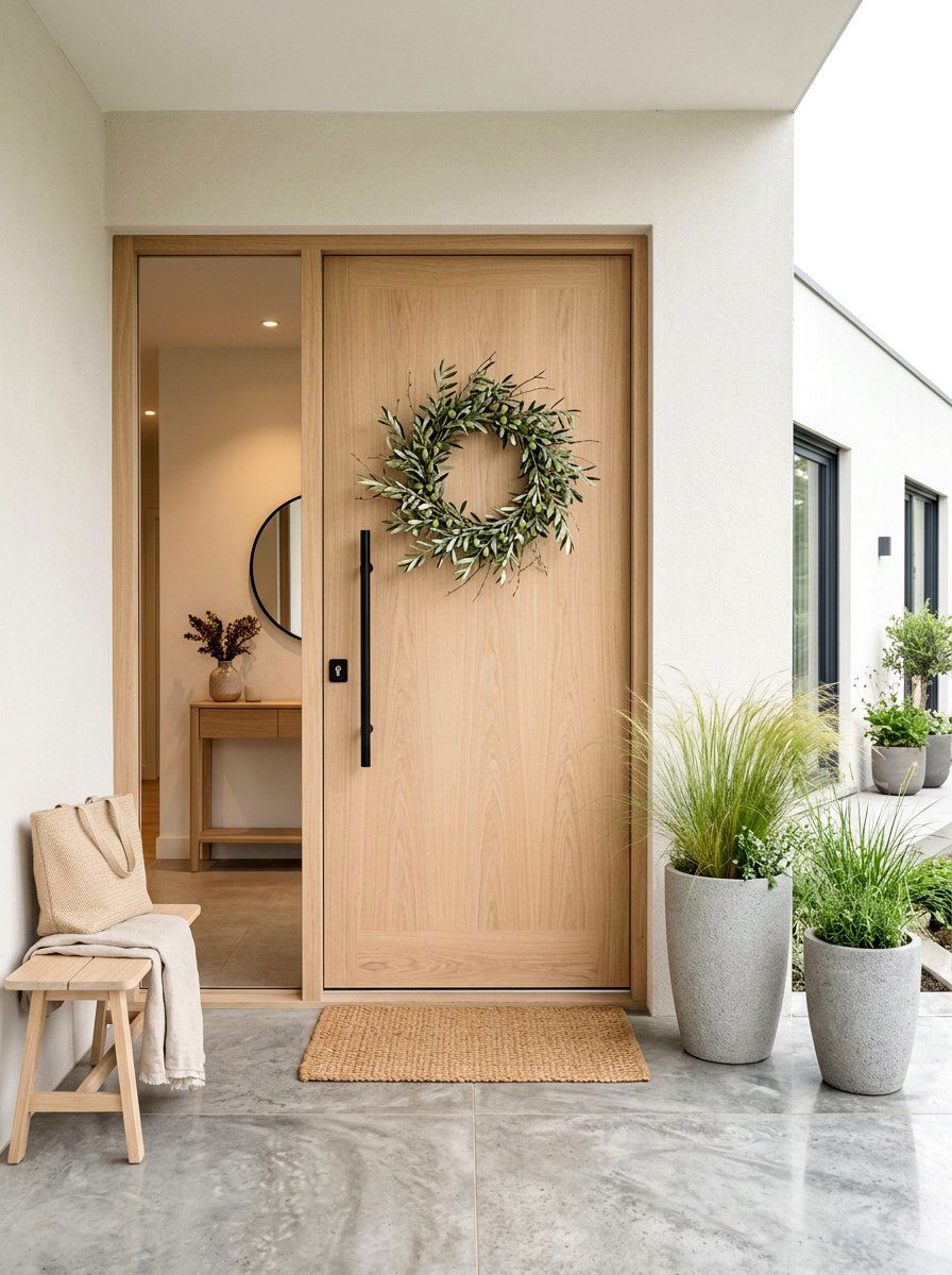 Olive Wreath - 30 door wreath ideas