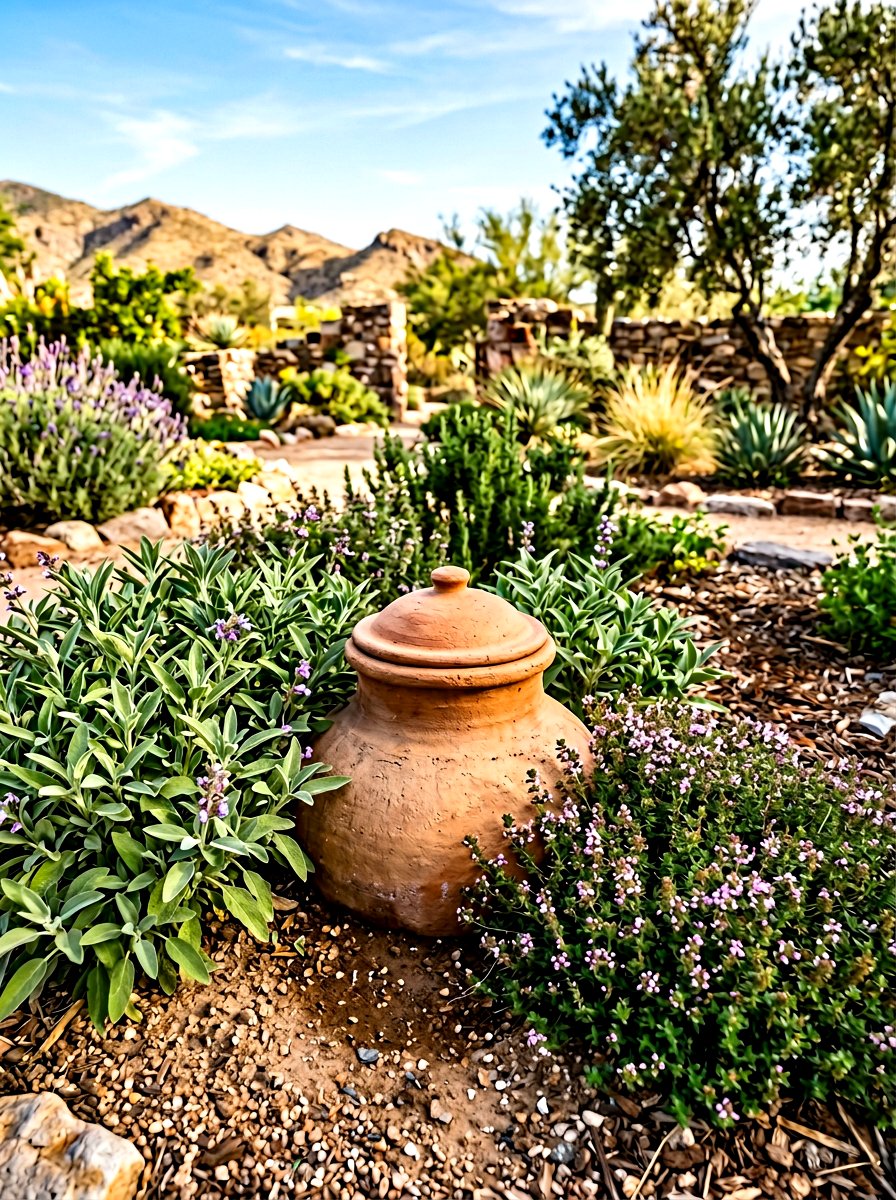 Olla Pot - 30 herb garden watering ideas