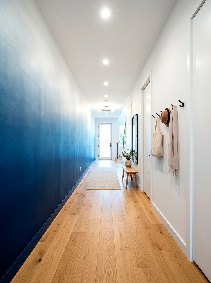 Ombre Wall Mural - 30 peel and stick mural ideas