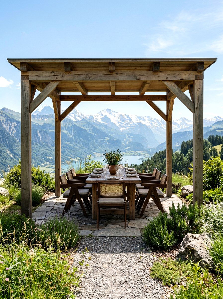 Open Air Gazebo Dining - 30 gazebo dining area ideas